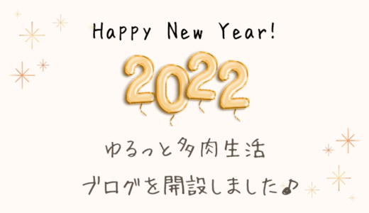 新年あけましておめでとうございます~ブログ開設しました♪~